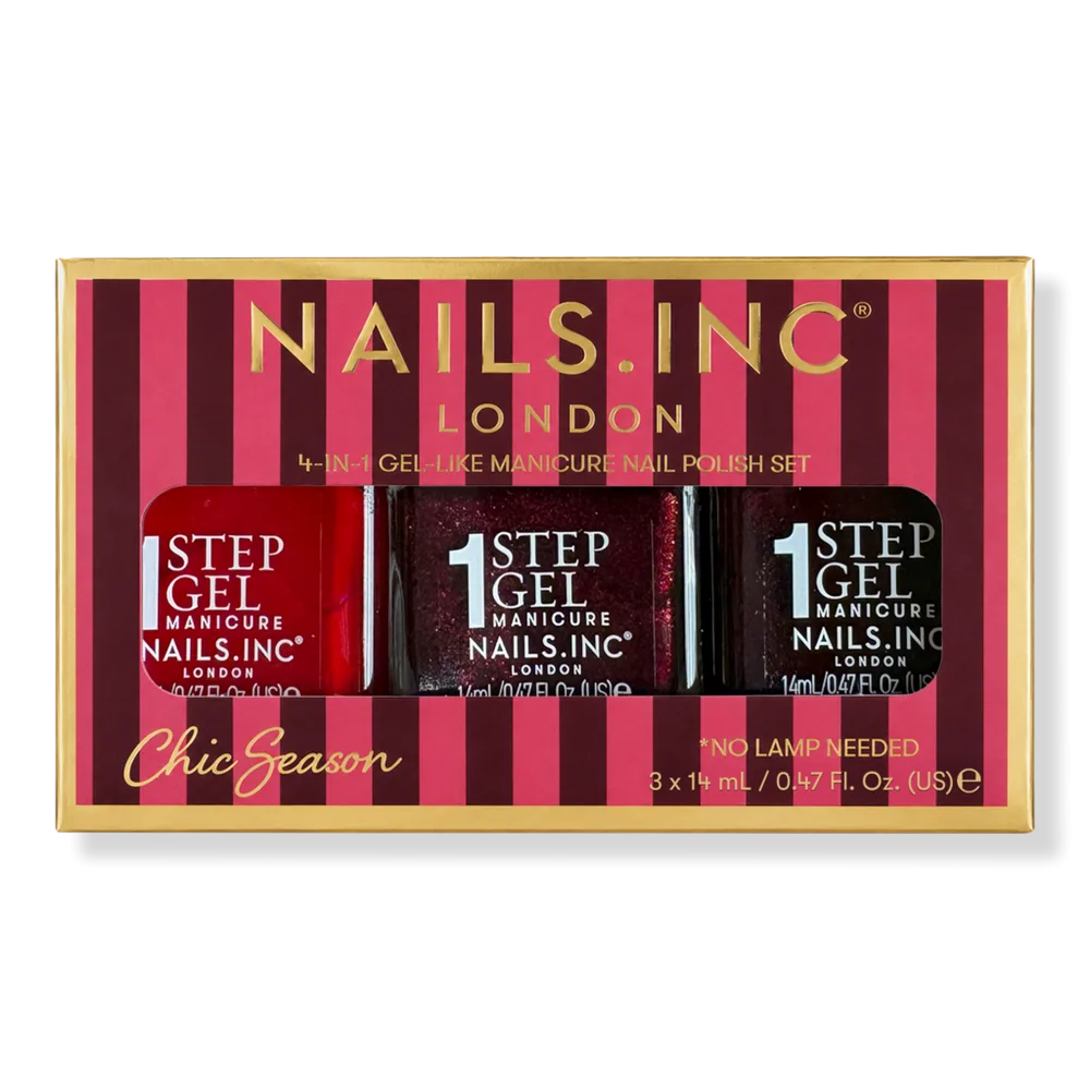 It's Topless Chic Season 4-In-1 Gel-Like Manicure Nail Polish Set by Nails Inc.