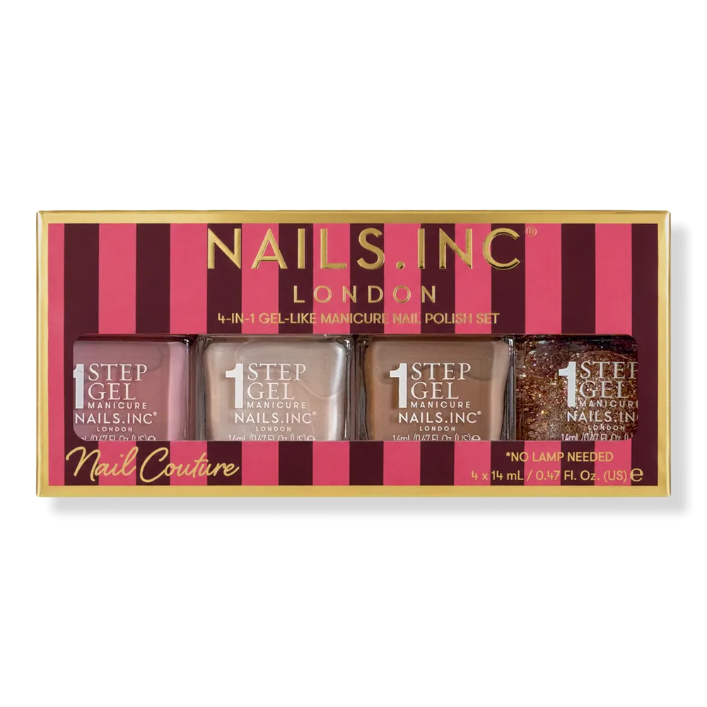 It's Topless Nail Couture 4-In-1 Gel-Like Manicure Nail Polish Set by Nails Inc.