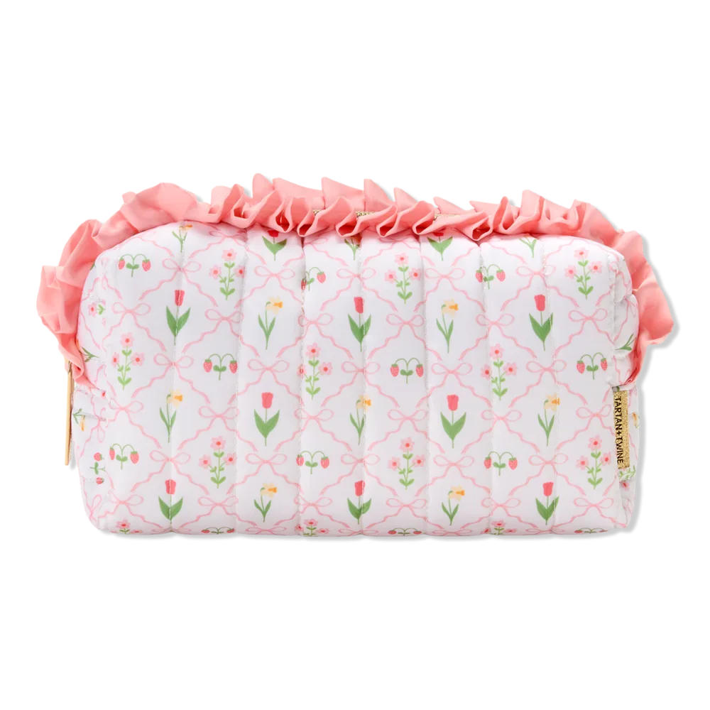 Retro Floral Brush Case by Tartan + Twine