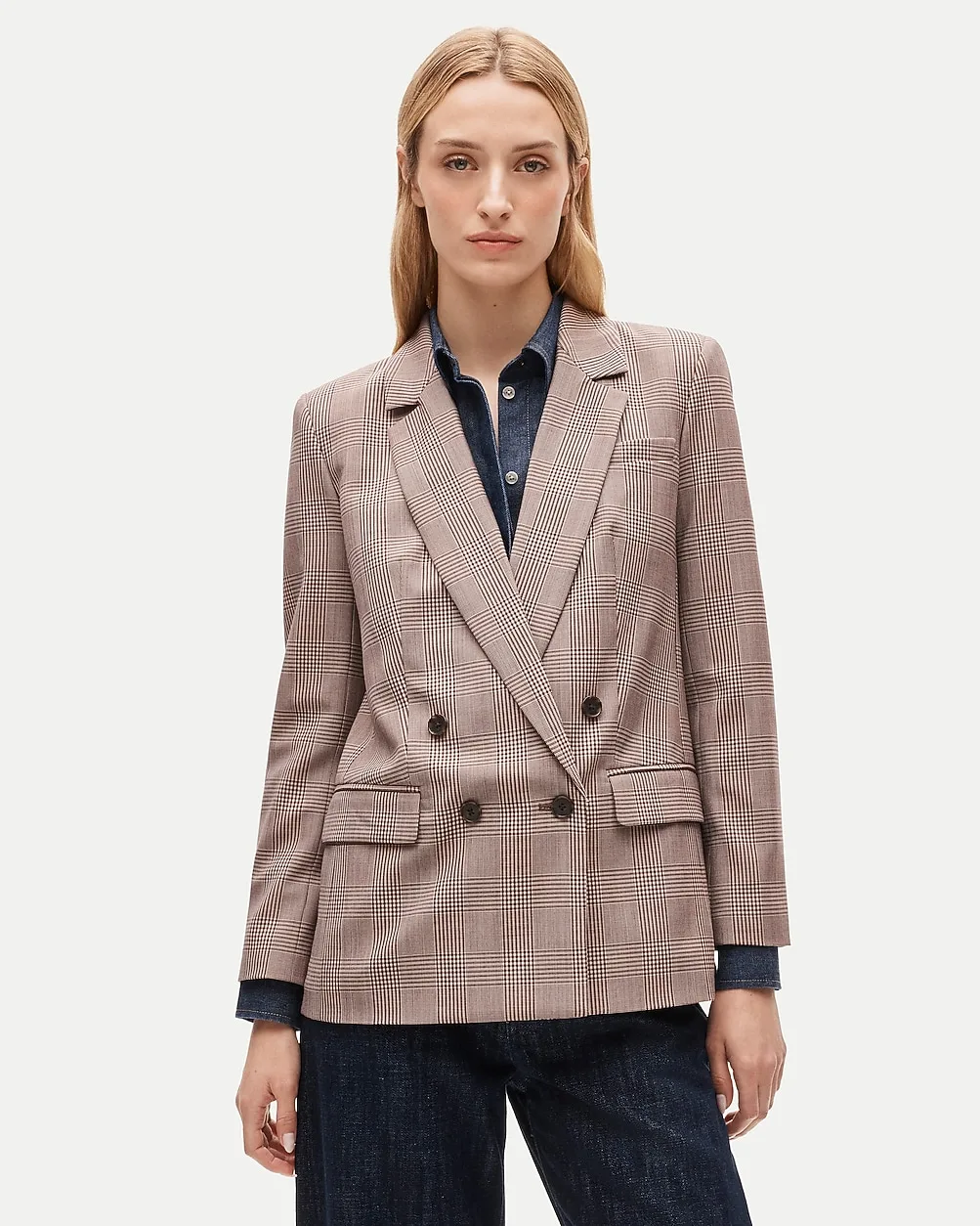 Agnes Blazer in Lightspun Wool Blend