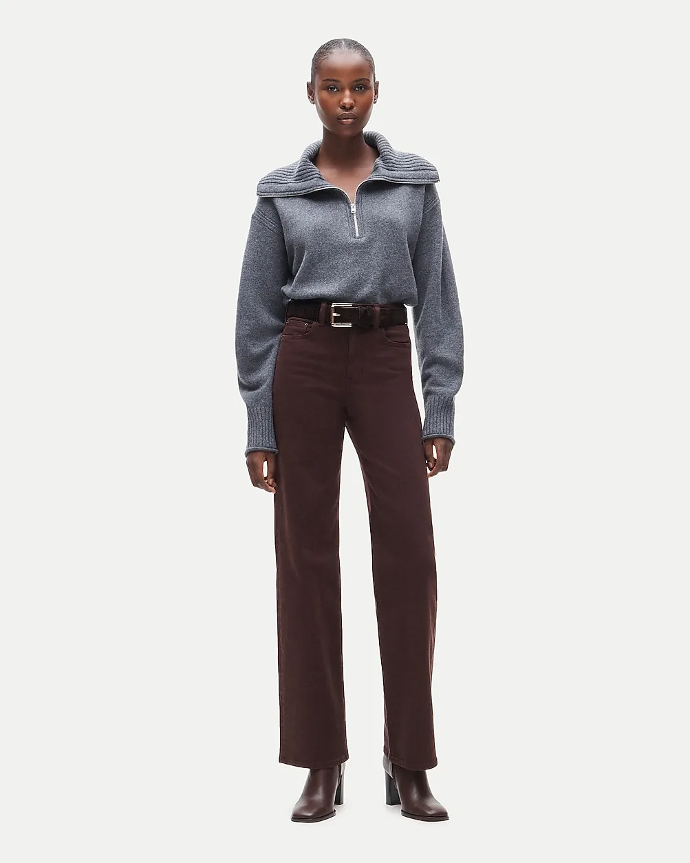 Full-Length Slim-Wide Jean in Garment Dye by J.Crew