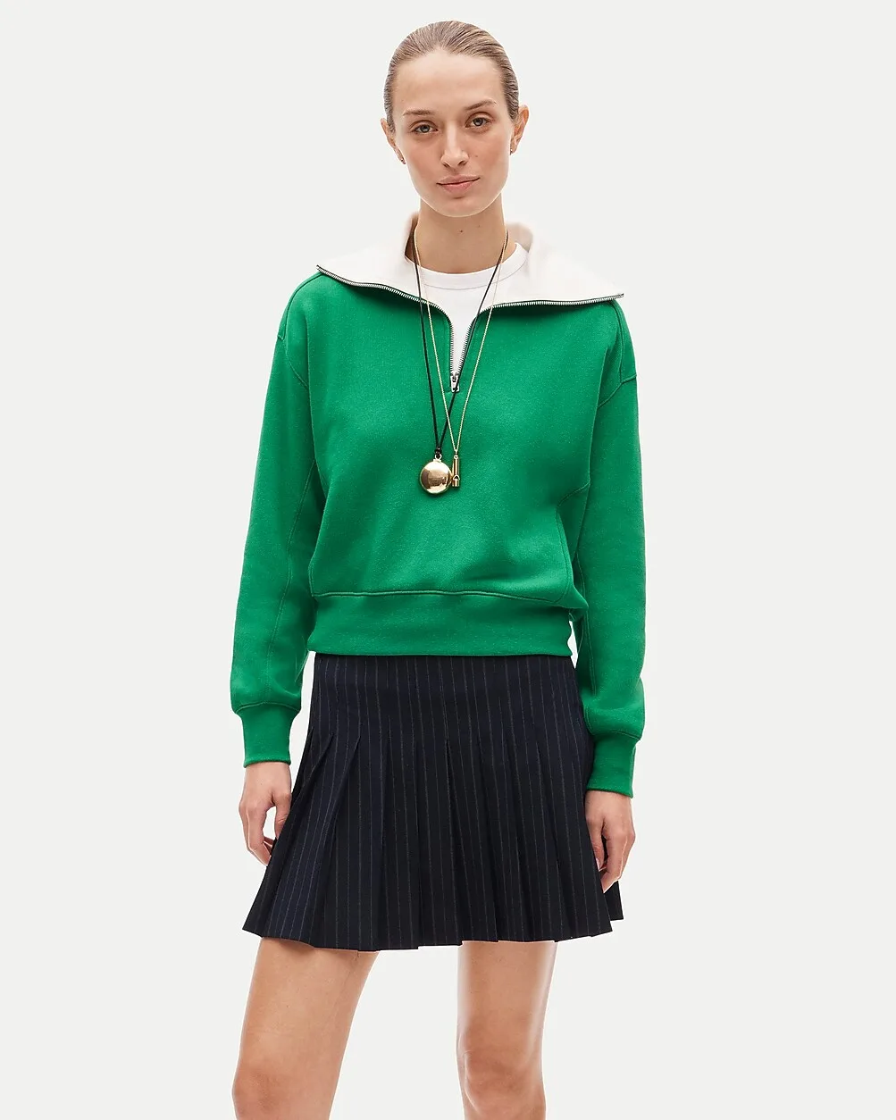 Heritage Terry Quarter-Zip by J.Crew