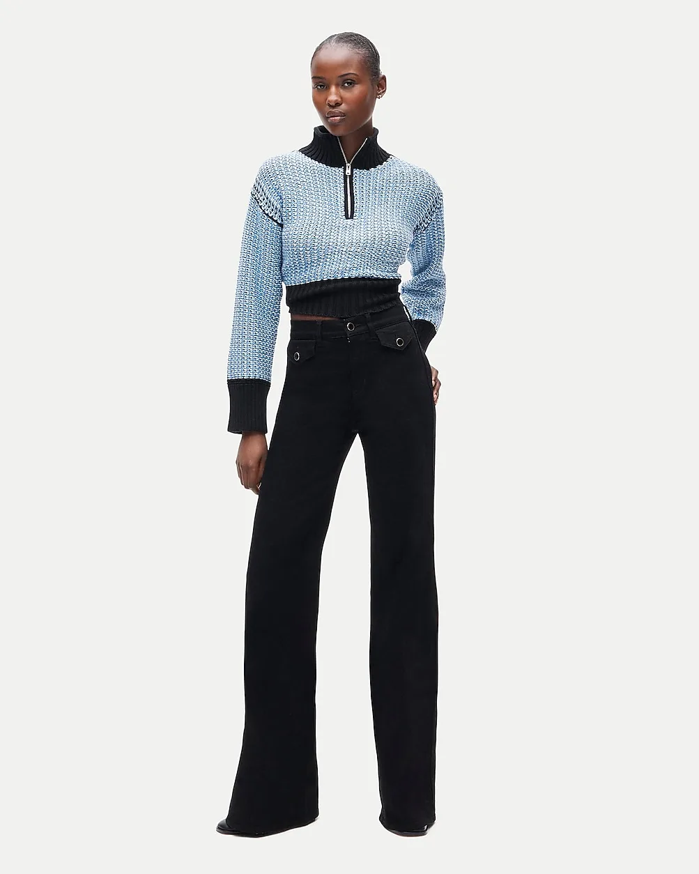 Denim Trouser Jean with Flap Pockets by J.Crew