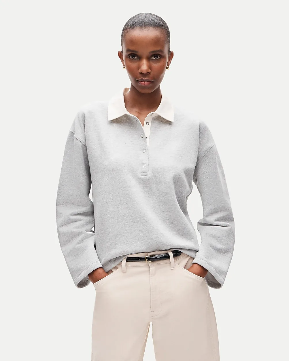 Vintage Fleece Rugby Sweatshirt by J.Crew