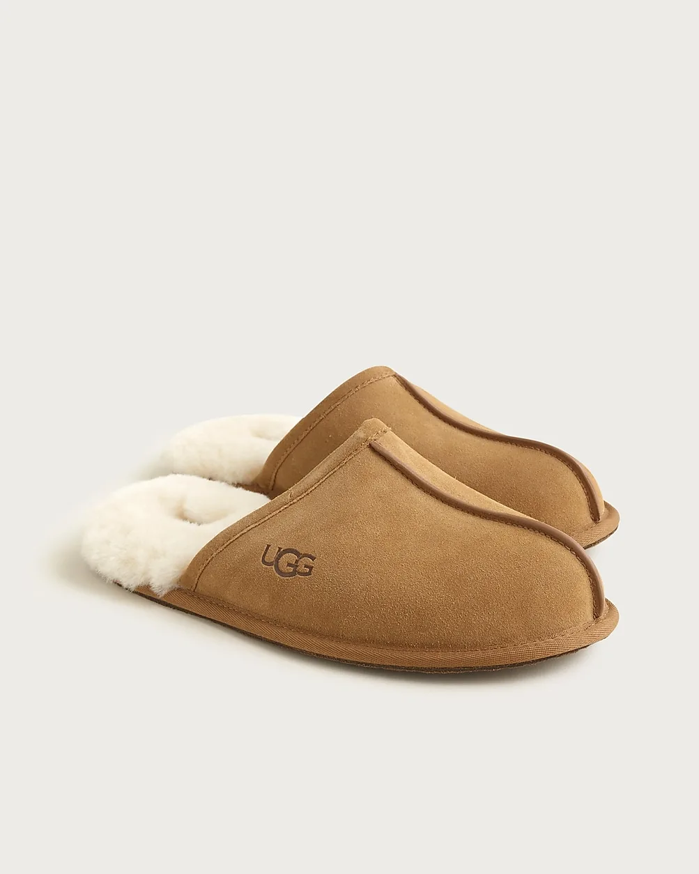 UGG® Scuff Slippers in Suede by J.Crew