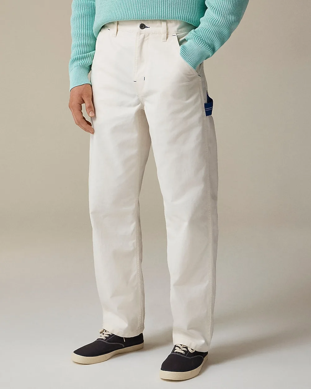 Atlantic Coastal Supplies x J.Crew Dockyard Pant in Cotton by J.Crew