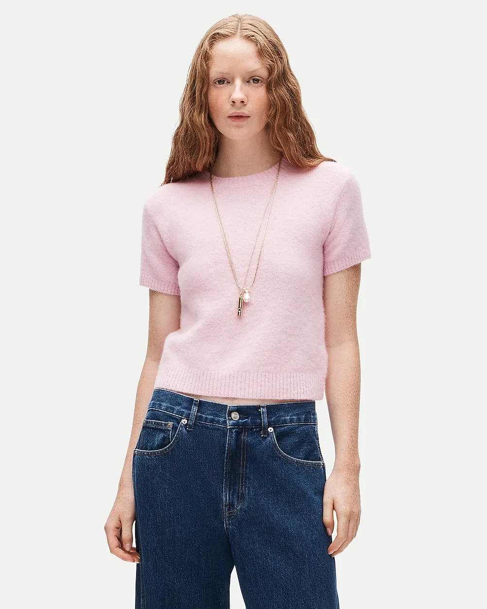 Sweater-Tee in Alpaca Blend by J.Crew