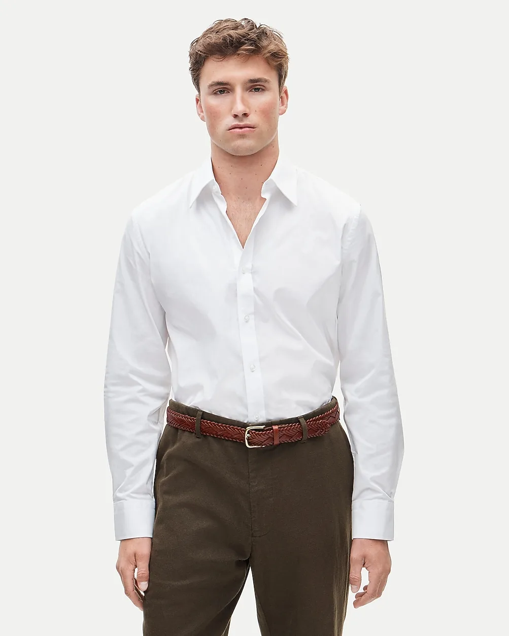 Slim-Fit Ludlow Premium Cotton Dress Shirt by J.Crew