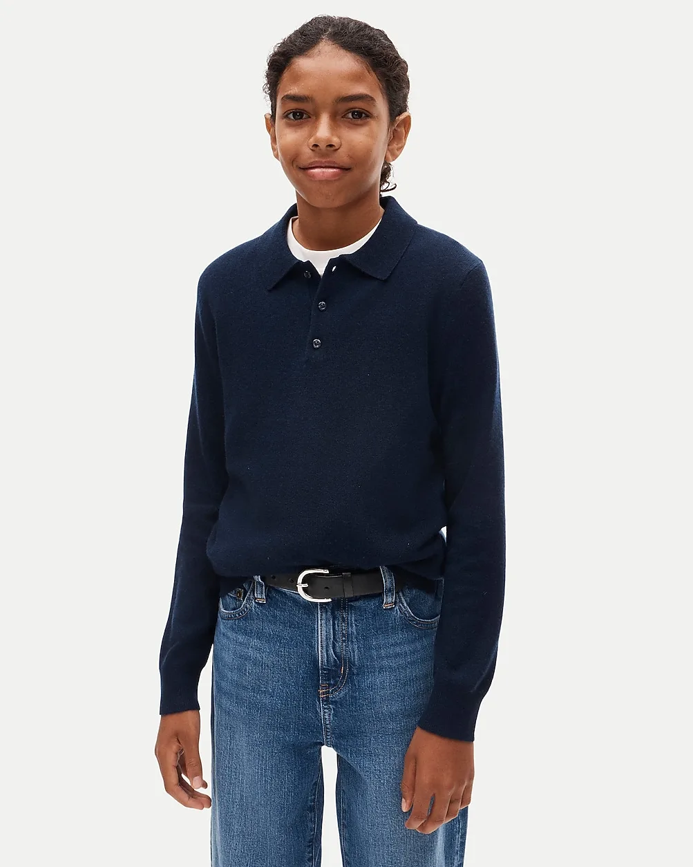 Cashmere Collared Pullover by J.Crew