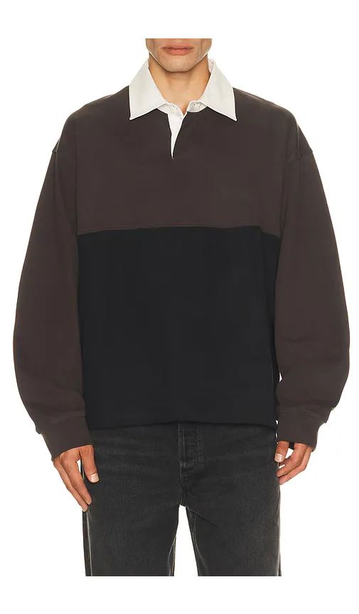 Blocked Rugby Shirt by AGOLDE