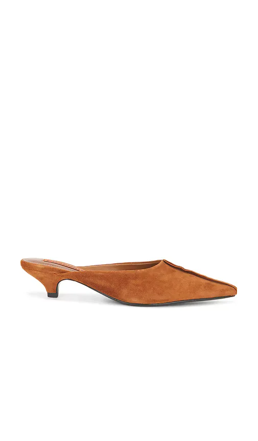 Suede Arrow Mule Pump by SIMONMILLER