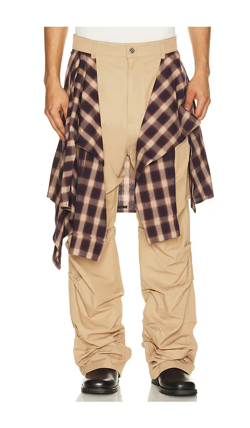 Shirt Wrapped Pants by WE11DONE