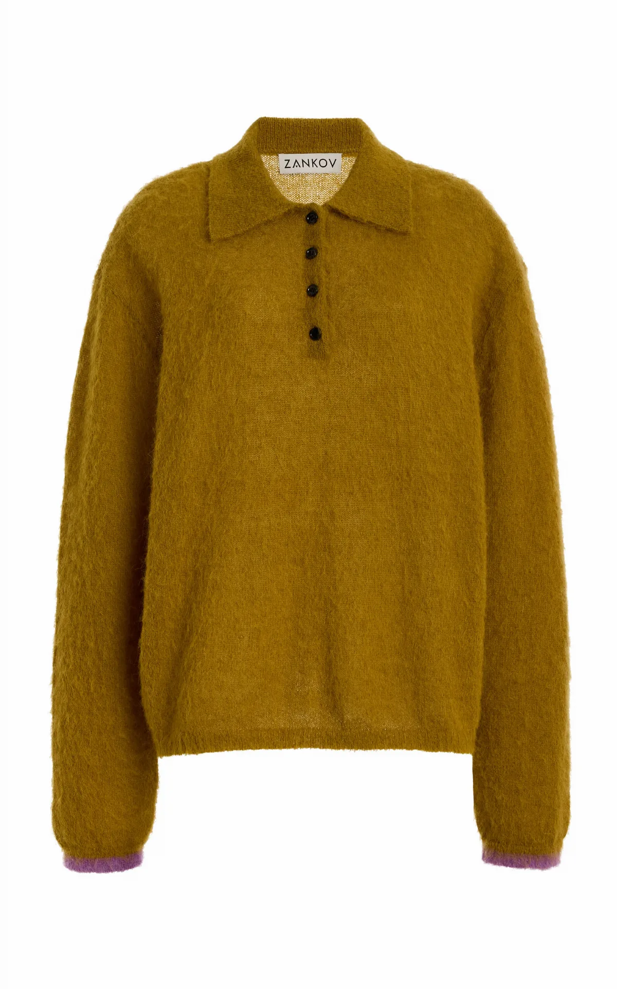 Ryan Brushed-Knit Sweater by ZANKOV