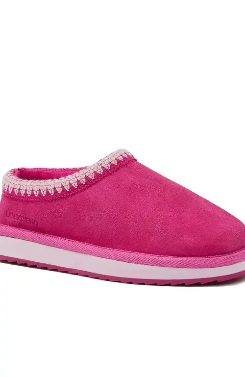 Suede Hearth Slippers by Lands' End