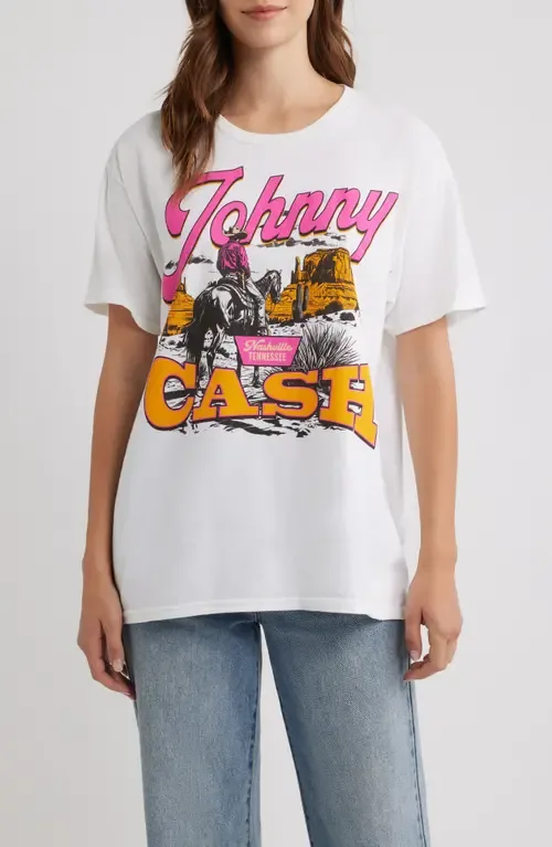 Johnny Cash Graphic T-Shirt by Merch Traffic