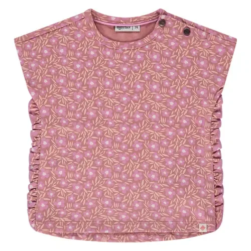 Floral Print Short Sleeve Top by BABYFACE