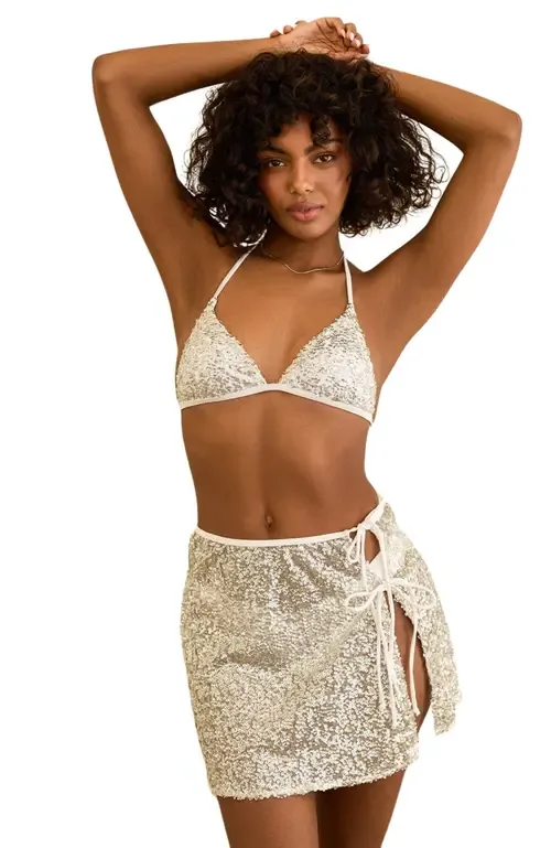 Rumours Tie String Skirt by Dippin Daisys