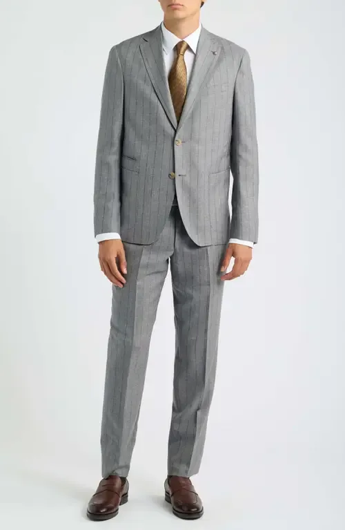 Irving Chalk Stripe Wool Suit by Jack Victor