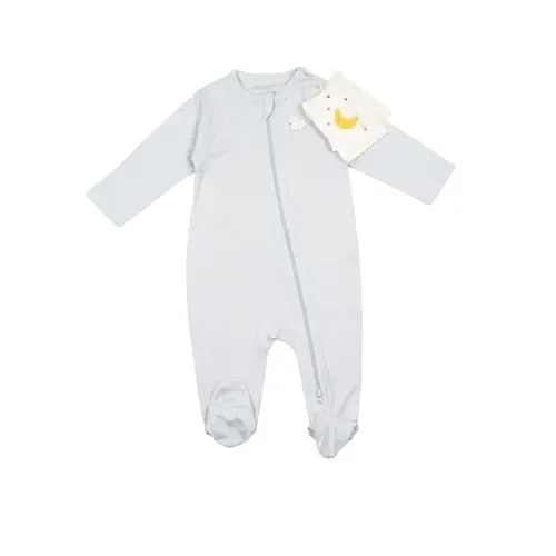Pima Embroidered Footie by Wild Wawa