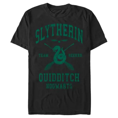 Slytherin Quidditch Team Seeker Short Sleeve Graphic T-Shirt by HARRY POTTER