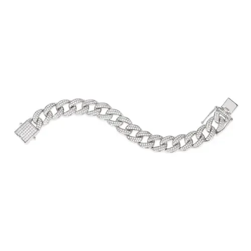 12mm Super Cuban Link Bracelet by Anna Zuckerman