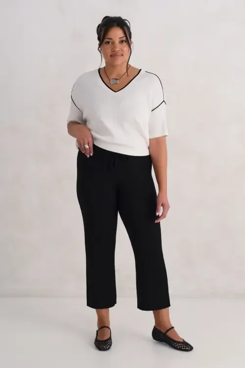 The Awaken Rib Crop Pant by KADA