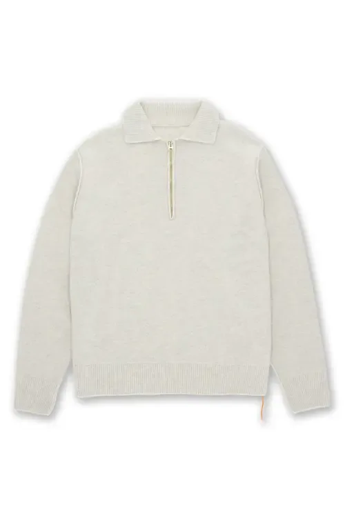 Yale Wool Sweater with Collar and Zip by Fortela