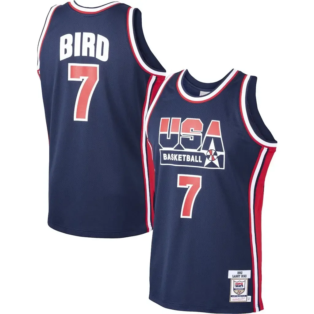 Mitchell & Ness Larry Bird USA Basketball Home 1992 Dream Team Authentic Jersey by Mitchell & Ness