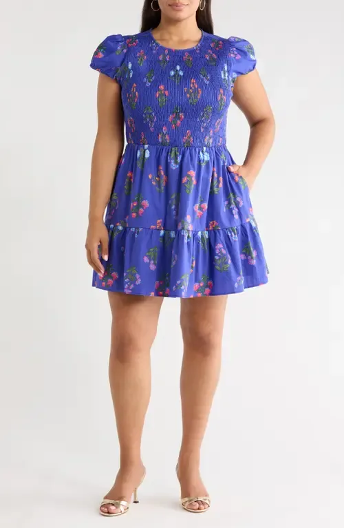 Clemen Floral Print Minidress by SUGARLIPS
