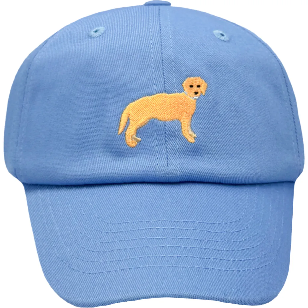 Retriever Dog Twill Baseball Hat by Bits & Bows