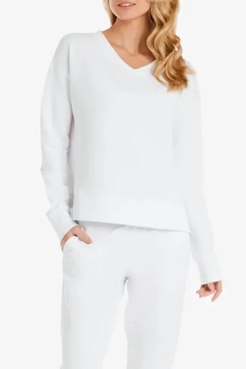 V-Neck Pullover by HELEN JON
