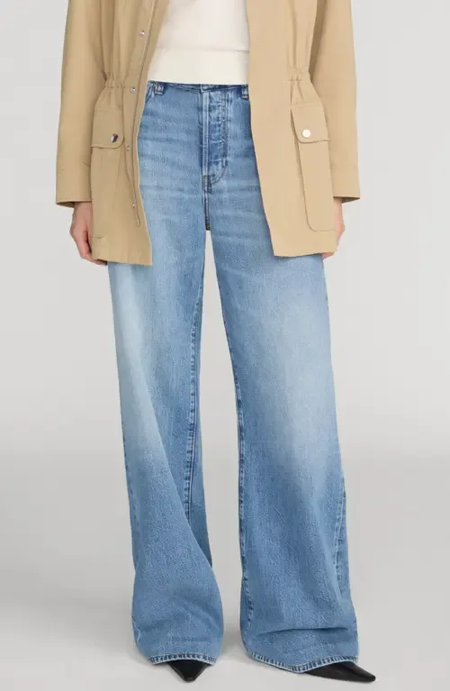 The Off Duty Loose Wide Leg Jeans by FRAME