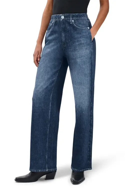 Rb Miramar Pull on Wide Leg Cotton Terry Sweatpant Jeans by rag & bone