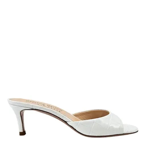 Madison Maison x Roberto Festa Lexis Moc Croc Heel Sandal by Madison Maison