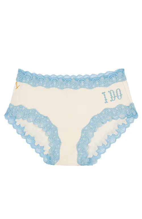 Soft Silk I DO Bridal Briefs by Uwila Warrior