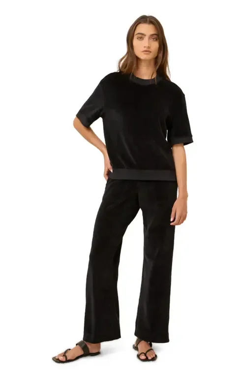 Organic Cotton Pure Velour Wide Leg Pant by Pact