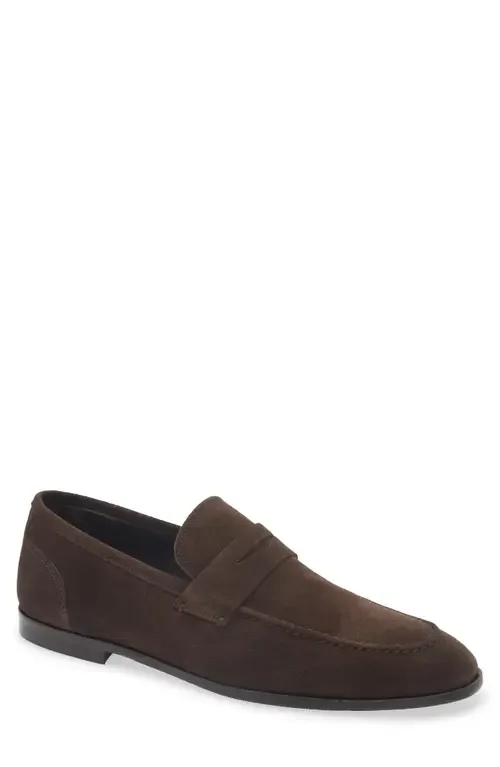 Patrick Suede Penny Loafer by TO BOOT NEW YORK