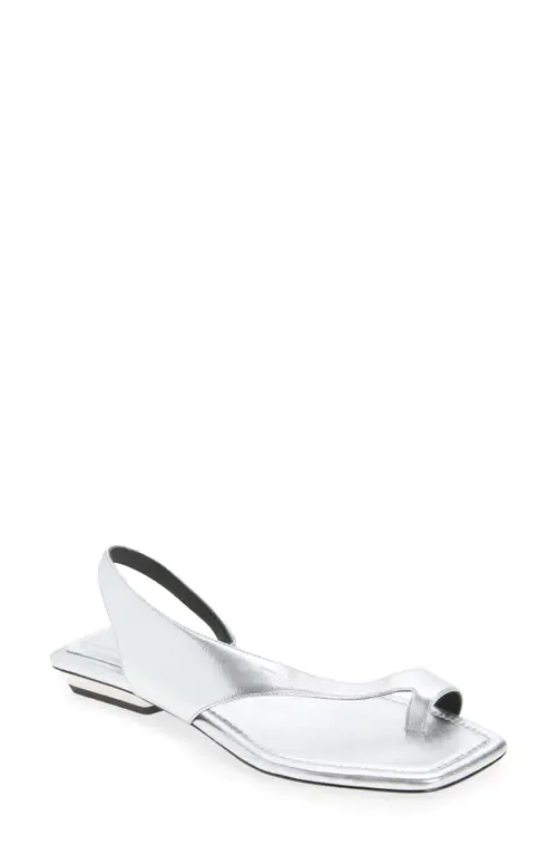 Liv Flat Sandal in Dark Chocolate Suede by rag & bone
