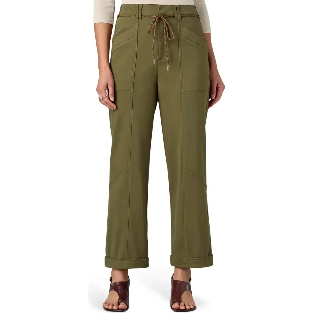 Ultra Skyrise High Waist Relaxed Stretch Cotton Pants by Wit & Wisdom