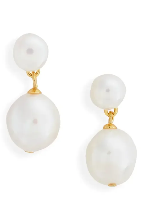Sandra Freshwater Pearl Drop Earrings by Éliou