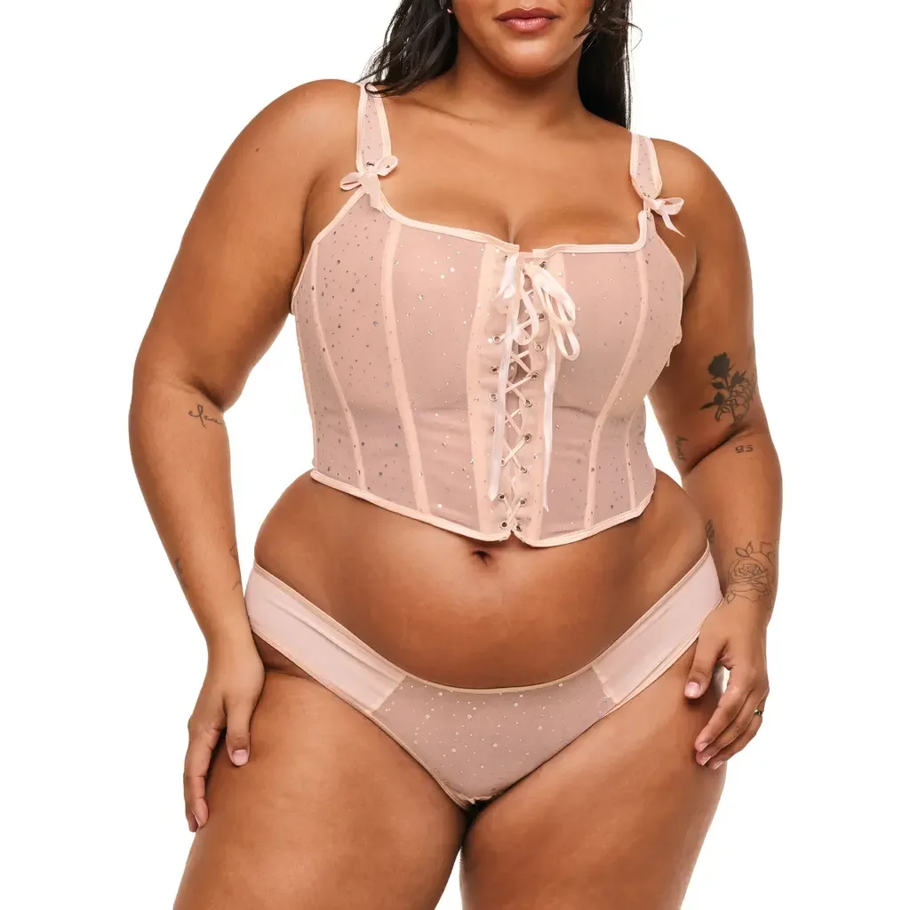 Diamond Corset & Panty Set by Adore Me