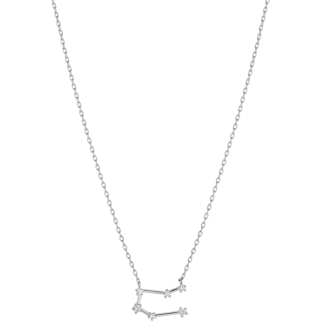 14k Gold Constellation Zodiac Necklace, 12 Zodiac Constellation Gift Idea