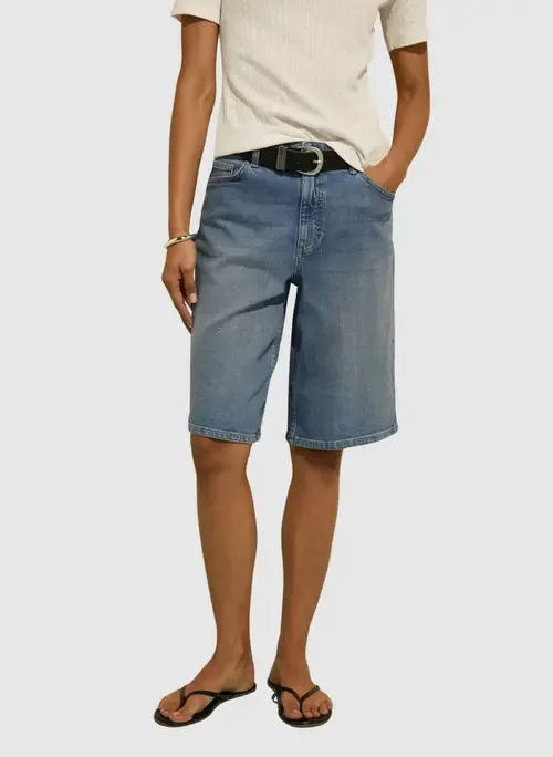 Britney Stretch Denim Shorts by Baukjen