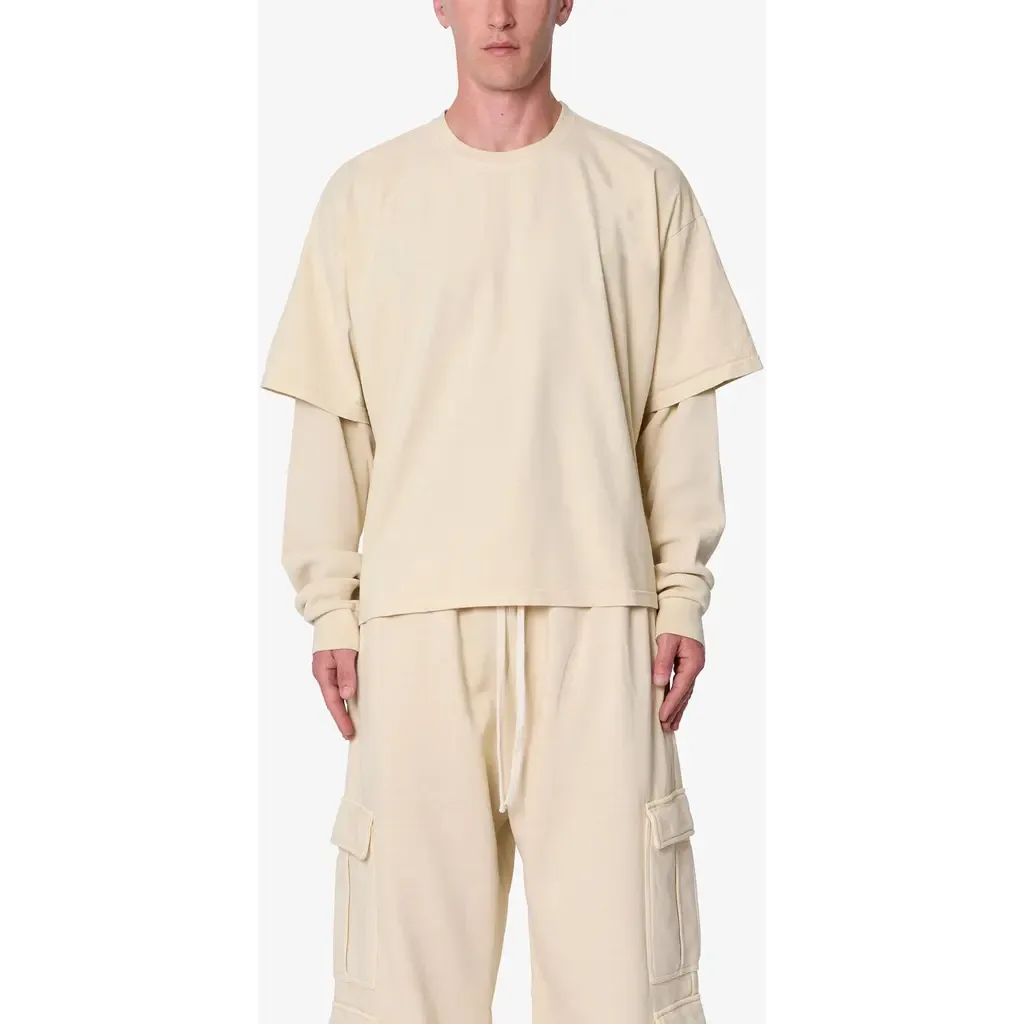 Layered Thermal Long Sleeve T-Shirt by mnml
