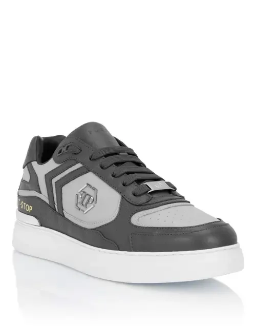 Low-Top Pit-$Top Deer Leather by PHILIPP PLEIN