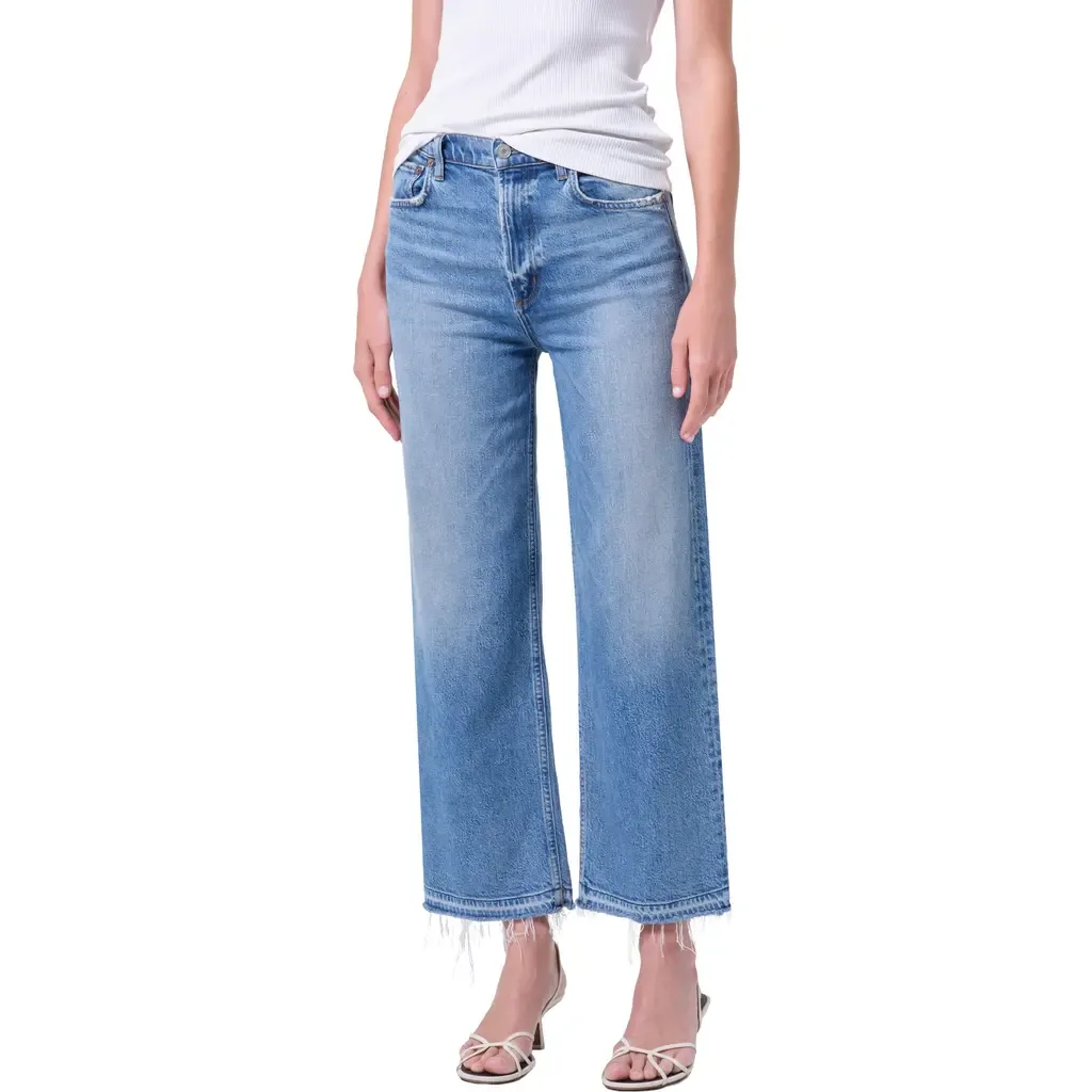 Ren High Waist Wide Leg Jeans by AGOLDE