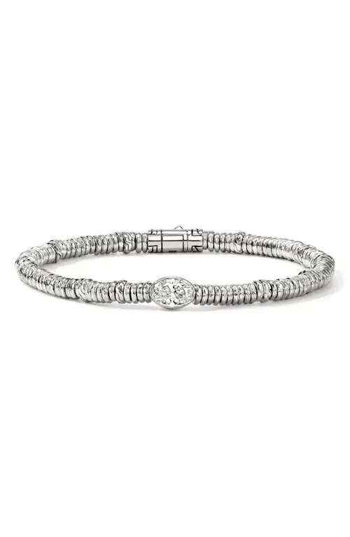 JH Lovestruck™ Heishi Bracelet, Sterling Silver, Lab-Grown Diamond, 1.0TCW by John Hardy