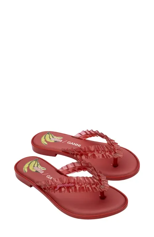 Melissa x Ganni Slim Flip Flop by Melissa