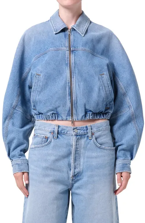 Dixon Denim Bomber Jacket by AGOLDE