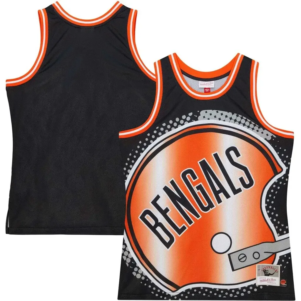 Mitchell & Ness Cincinnati Bengals Big Face 7.0 Fashion Tank Top by Mitchell & Ness